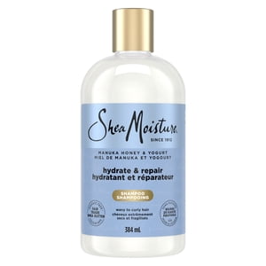 SheaMoisture Hydrate de shampooing & Réparation pour Wavy & Miel de Manuka aux cheveux bouclés & Yogurt, 384 ml