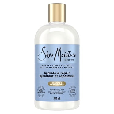 SheaMoisture Shampoo Hydrate & Repair for Wavy & Curly Hair Manuka Honey & Yogurt, 384 ml