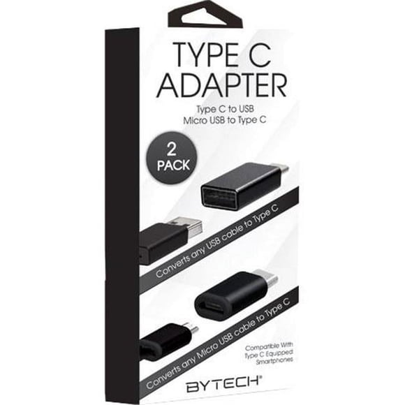 Bytech BYADCT104X2 Type C Adapter, Grey