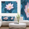 thumbnail image 1 of Fleur de Lotus Rose en Floraison - Grande Oeuvre sur Toile de Plage, 1 of 3