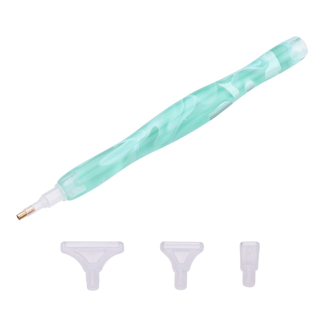 Diamond Painting Pen Kit Resin Point Drill Pen Rhinestone Picker Tool with Drill Heads for
