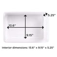 thumbnail image 3 of Homz Bac de Rangement en Plastique Transparent à Verrouillage par Pression de 12 Qt avec Couvercle, Lot de 4, 3 of 11