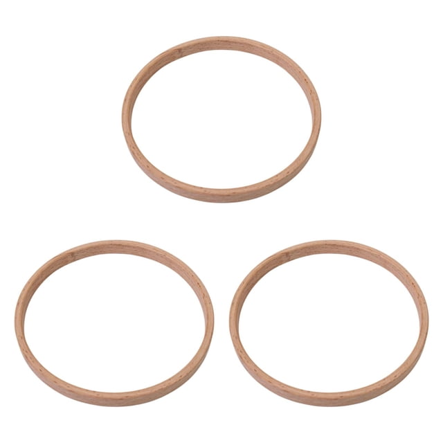 segolike 3Pcs Craft Hoops Macrame Hoops for Wall Hanging Craft Supplies 4 inch