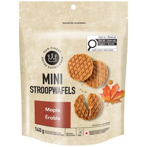 Our Finest Maple Mini Stroopwafels