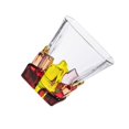 thumbnail image 2 of braveheart Crystal Glasses Home Bar Rocks Old Fashioned Whisky Tumbler Distinctive Hand Painted Glass Cups For Toasting, 2 of 6