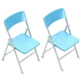 thumbnail image 3 of Shisuyan 2 Pcs Chaise Pliante Mini Poupées Chaise Pliante Mini Maison Chaise Pliante Mobilier Miniature, 3 of 8