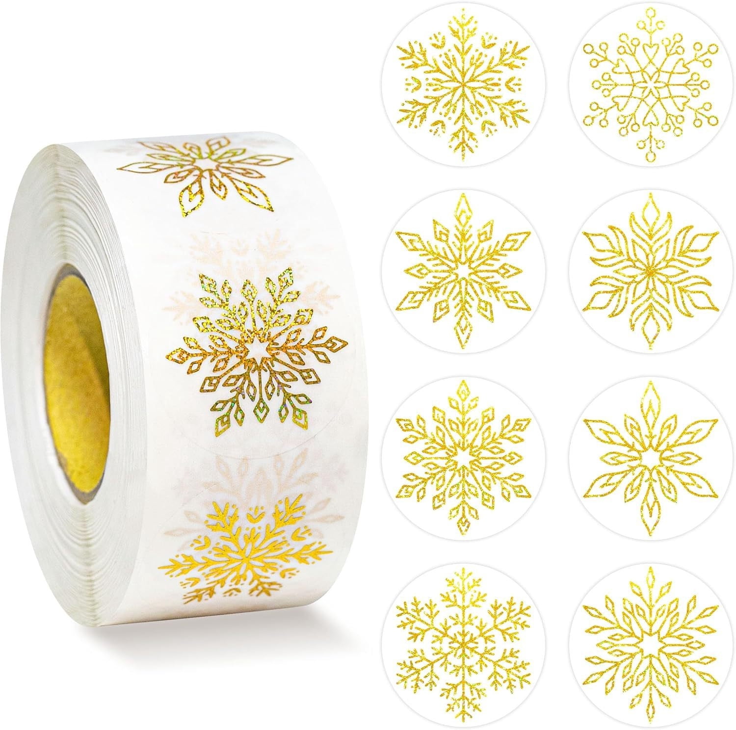Fridja Clearance under 5$ Snowflake Stickers 500 Pieces Transparent ...