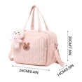 thumbnail image 2 of Portable Diaper Bag, EDHITNR Large Capacity Nylon Crossbody Bag, Waterproof Multifunctional Baby Travel Bag for Moms with Adjustable Straps, 2 of 5