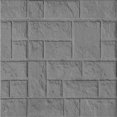 thumbnail image 1 of Ahgly Tapis d'Intérieur Lavable en Machine Carré Gris Cendré Transitionnel, 6 Pieds Carré, 1 of 7