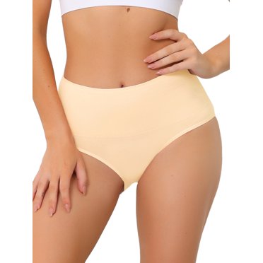 INSPIRE CHIC sous-Vêtements pour Femmes Taille Haute Gainant Culottes Gainantes Respirantes Slip m Beige