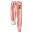thumbnail image 1 of Womens' Warm Legging Tummy Control Printed Leggings With Elastic Drawstring Pockets And Thick Insulation Pants On Clearance, 1 of 8