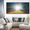 thumbnail image 1 of Hommes et Soleil Brillant Panorama - Impression sur Toile Paysage, 1 of 4