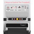 thumbnail image 3 of Walking Pad with Incline, 2.5HP Under Desk Treadmill for Home & Office, 2-in-1 Compact Walking & Jogging Machine with Remote Control & LED Display, 3 of 6