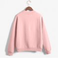 thumbnail image 5 of CEHVOM Femmes Mode Décontractée Imprimé Col Rond Ample Manches Longues Hauts Courts Blouse Chandails Sans Capuche Liquidation, 5 of 5