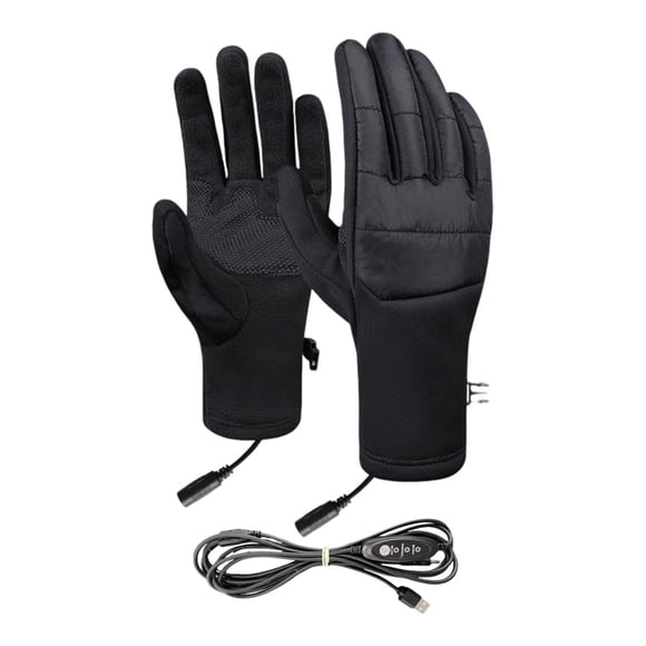 EGNMCR Mitts Heated Gloves For Men Women Mittens Touchscreen Waterproof USB Winter Gloves Heating Glove For Driving Cycling Hunting Hiking baseball glov