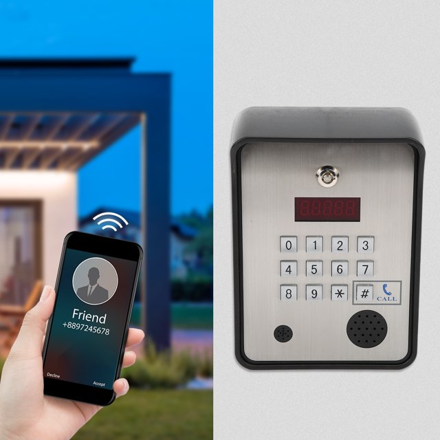 Access Control System, Mobile Phone Access Control System Door Entry System Intercom for Office for Apartment EU Frequency