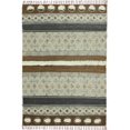 thumbnail image 1 of Casavani Handmade Cotton Durries Bohemian Carpets Multicolor Area Rug 2x3 feet, 1 of 5