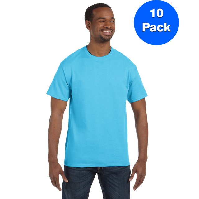Hanes Men's Authentic-T T-Shirt - 5250T (Pack Of 10)
