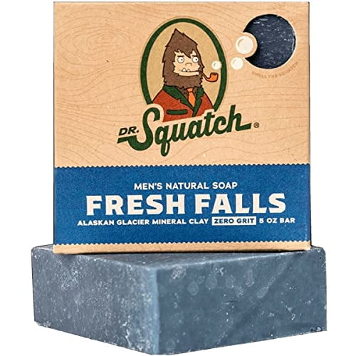 Dr Squatch Savon en Barre Tout Naturel pour Hommes Sans Grains, Chutes Fraîches