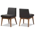 thumbnail image 1 of Baxton Studio Nexus Dining Side Chair in Dark Gray (Set of 2), 1 of 7