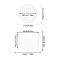 thumbnail image 2 of TIELUTT Microwave Pot with Lid Silicone Microwave Pot with Lid Microwave Tray with Lid Microwave Flat Pan Wire Rack for Cooking Large Mini Oven for Baking Apartment Necessities Toaster Oven Trays 8x1, 2 of 2