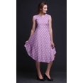 thumbnail image 4 of Bimba Robe d'Été Sans Manches à Col Rond pour Femmes, Imprimée Florale Rose Violette, Tenue Décontractée - XX-Grand, 4 of 6