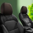 thumbnail image 3 of Black Premium Cloth Headrest Cover For Car, Truck, SUV, Auto Fit, 3 of 6