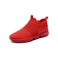 thumbnail image 1 of MAWCLOS Espadrilles pour Hommes à Tige Basse, Bout Rond, Doublées Chaudes, Espadrilles Décontractées Plates, Chaussures de Marche Sport Rouges 11, 1 of 9