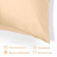 thumbnail image 3 of Unique Bargains Satin Pillowcase Zippered Silky Sateen, 3 of 9