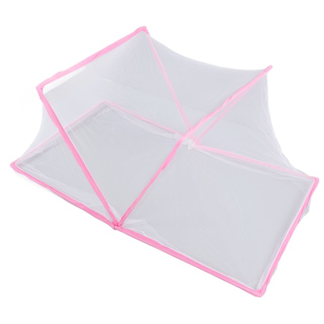 Bedroom Bed Net Tent, Net Tent Portable Transparent Foldable For Travel Pink