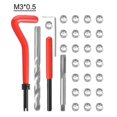 thumbnail image 1 of Kit de Réparation de Filetage Métrique 25 Pcs M3 M4 M7 M9 M11 Helicoil Outil de Bobine Pro Voiture M11*1.5, 1 of 5