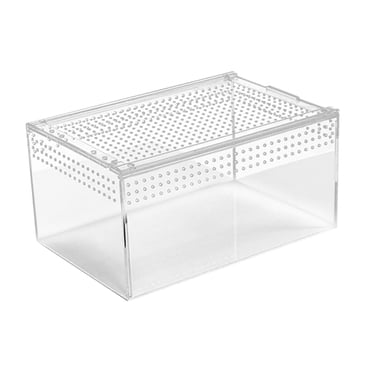 Bunblic Terrarium pour Reptiles Contenant de Terrarium en Acrylique Ventilation Pratique Réservoir pour Tortues Boîte d'Élevage de Reptiles pour Terrapin Amphibiens L