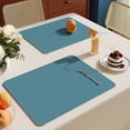 thumbnail image 1 of TIMIFIS Napperons Couleur Unie Tapis Isolant Tapis de Table de Cuisine Tapis de Protection de Comptoir Casserole Vaisselle Tapis Spécial Petit Format Napperons, 1 of 4
