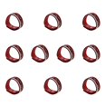 thumbnail image 2 of 10 Pcs Bracelet en Cuir Unisexe avec Strass et Deux Boutons Réglables, 2 of 4