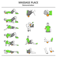 thumbnail image 2 of Ensemble de Massage 5X - Rouleau de Massage Musculaire - Boules de Tissus Profonds - Massage Dur et Doux avec Mini, 2 of 6