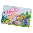 thumbnail image 4 of HILABEE Wooden Animal Puzzles Early Educational Animal Recognition Shape Matching Puzzle, 4 of 9