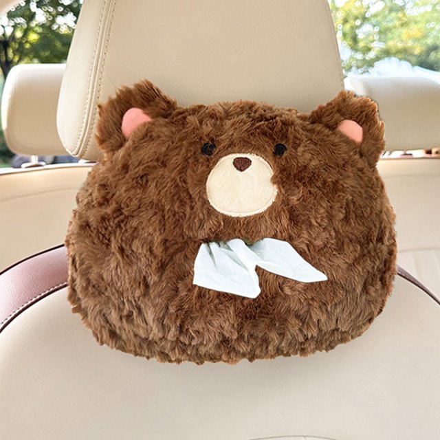 CEHVOM Car Tissue Box Cover,Tissue Box For Car,Car Tissue Holder,Car Accessories Tissue Holder,Car Headrest Tissue Box Car Hanging Paper Box Multifunctional Cute Car Tissue Box