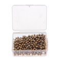 thumbnail image 2 of GUOOL 400 Piece Color Beads Head Push Pins Office Drawing Pins Gold, 2 of 9