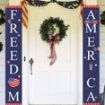 thumbnail image 1 of Independence Day American Couplet Party Decoration Hanging Flag Decoration, 1 of 8