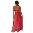 thumbnail image 3 of Robe Maxi Bohème Imprimée Florale Col en V Bretelles Plage Fête S-TG, 3 of 6