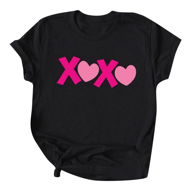 EQWLJWE T-shirts à Manches Courtes Imprimés, T-Shirt Graphique Col Rond d'Été pour Femmes, Blouse, Hauts, Offres