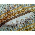 thumbnail image 4 of oneOone Silk Tabby Fabric Geometric & Floral Block Print Fabric By Yard 42 Inch Wide, 4 of 4