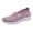 Pink, variant on WEAIXIMIUNG Leather Sneakers for Women 2025 High Tops Women Shoes Mesh Socks Shoes Casual One Foot Wear Women's Shoes Breathable Casual Sports Shoes