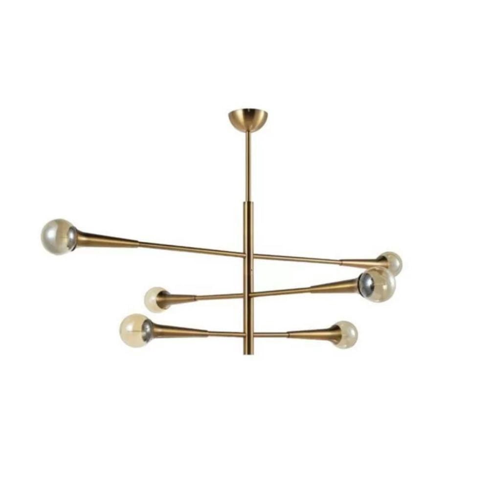 PARALLEL PENDANT , Gold frame pendant