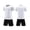 J, variante sur Wxirdiow Vêtements Athlétiques pour Enfants Garçons Ensemble Ample de T-Shirt Athlétique à Manches Courtes et Shorts en Maille Active Taille K, 7-8 Ans
