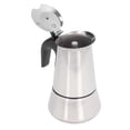 thumbnail image 2 of DEWIN Cafetière pour cuisinière, type goutte à goutte en acier inoxydable de grande capacité Moka pour la cuisine à domicile(2 Cups), 2 of 14