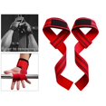 thumbnail image 3 of 2Pcs Strong Weight Lifting Straps Durable Hand Wrist Support Wraps Professional Outdoor Strength Deadlift Workout Adjustable Equipment Gear - Red, 3 of 8