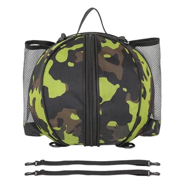 fastboy Basketball Bag Backpack Waterproof Mesh Pockets for Football Volleyball light green 28CM 1Set