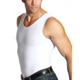 thumbnail image 1 of Insta Slim Mens Slimming Compression Muscle Tank Top Body Shaper Abdomen Control Undershirt (White-5XL), 1 of 4
