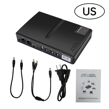 Pile CC Ups de Secours Sans Interruption 1036P 5V 9V 12V Portable-= Alimentation pour Routeur Wifi Commutateur Téléphone Adaptateur Intégré Outils Us